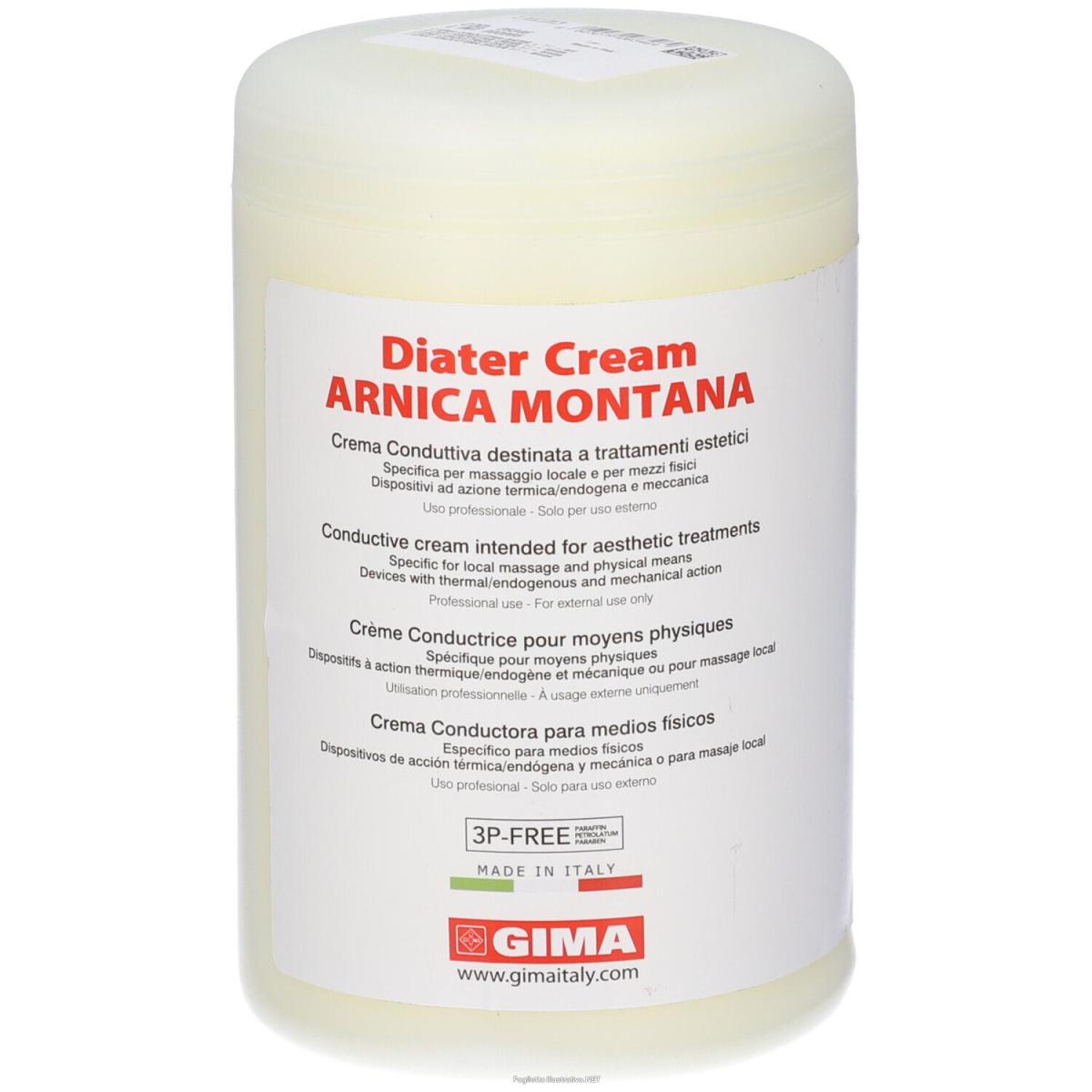 Acquista Online gima crema conduttiva diater arnica 1000 ml per la pelle e Cerca il miglior prezzo