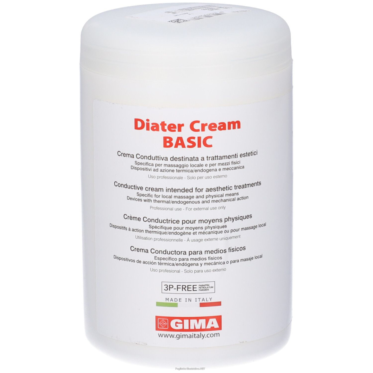 Acquista Online gima crema conduttiva diater base 1000 ml per la pelle e Cerca il miglior prezzo