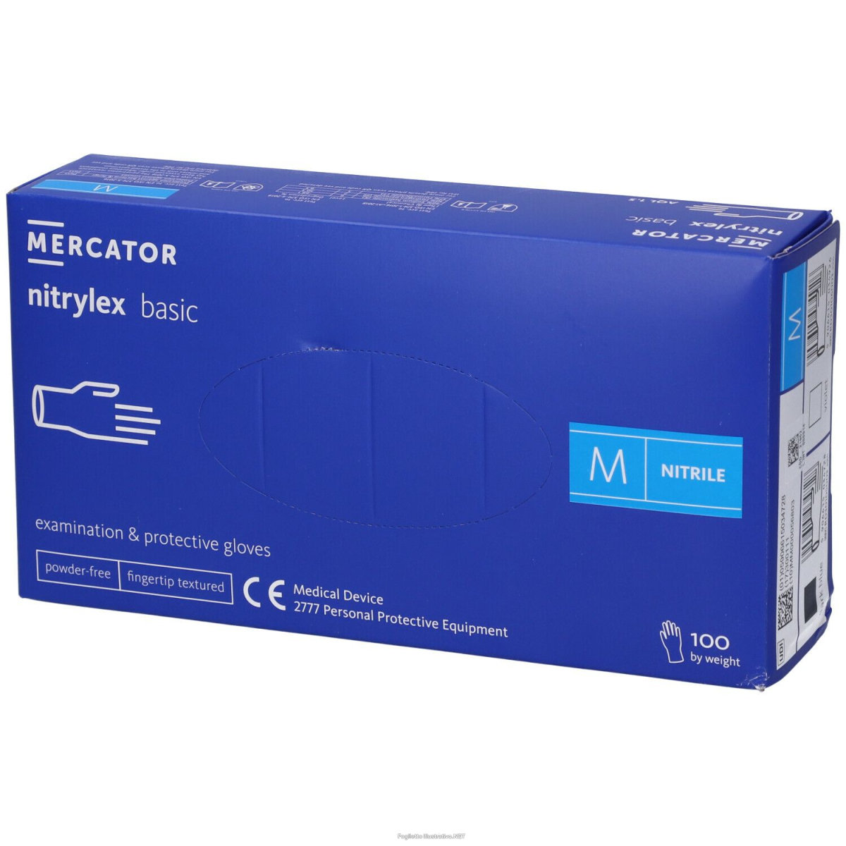 Acquista Online gima guanti nitrile nitrylex basic blu marina senza polvere taglia media 100 pezzi e Cerca il miglior prezzo