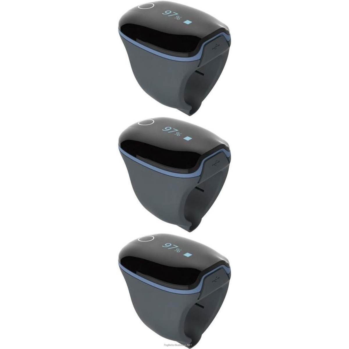 Acquista Online gima pulsossimetro o2ring monitoraggio continuo - adulti 3x1 st e Cerca il miglior prezzo