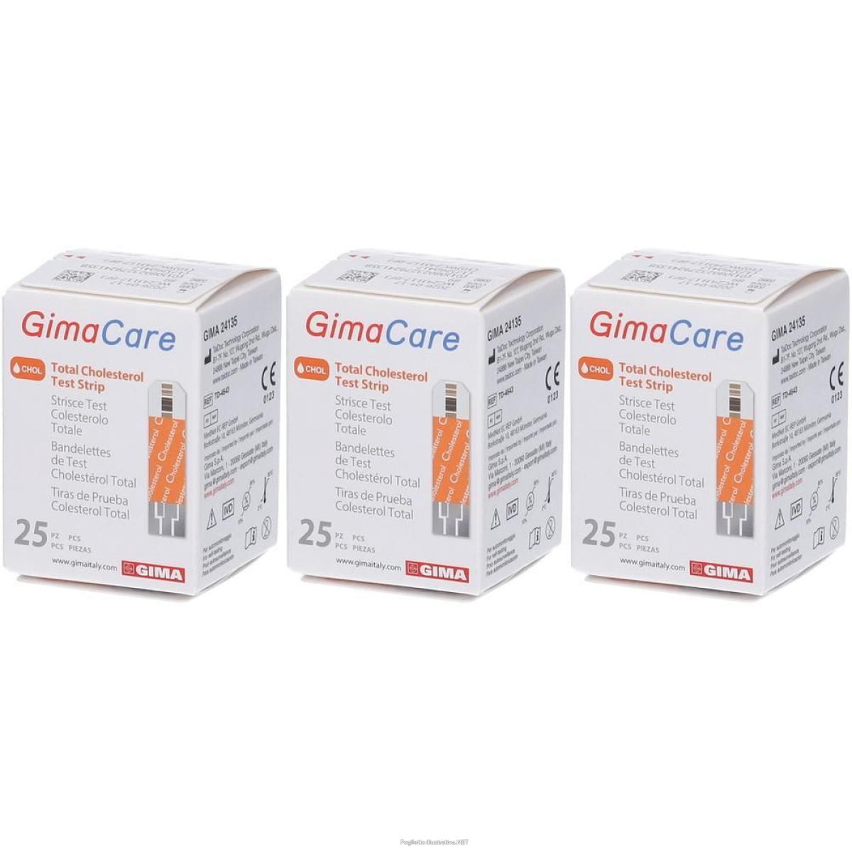 Acquista Online gima strisce colesterolo in flaconcino per monitor multiparametric e Cerca il miglior prezzo