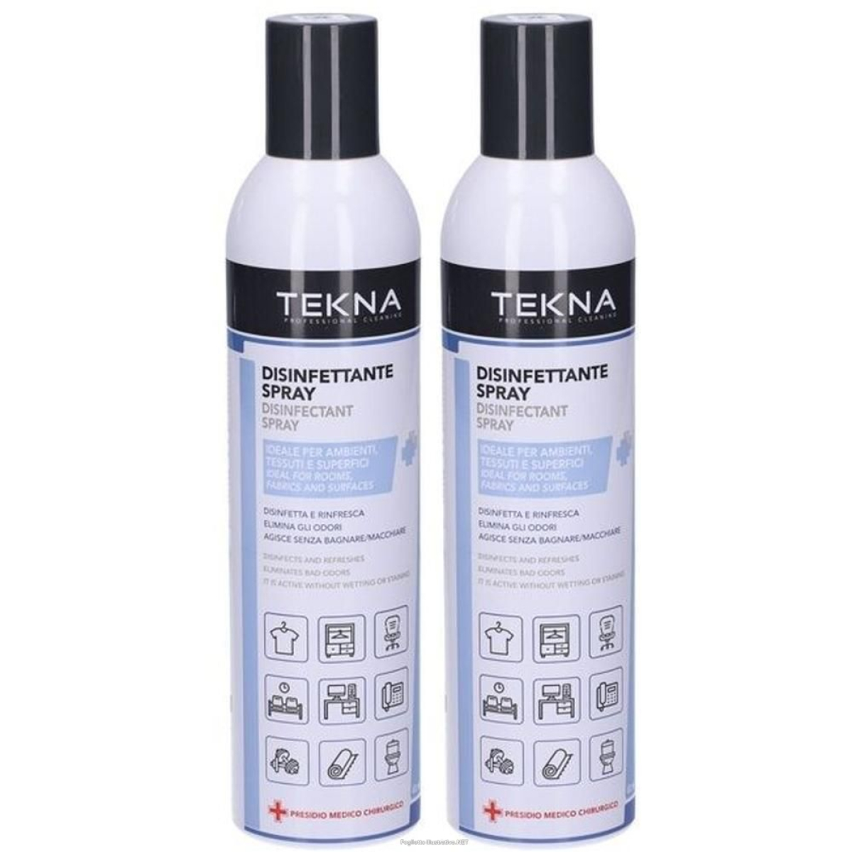 Acquista Online gima tekna disinfettante spray 2x400 ml e Cerca il miglior prezzo
