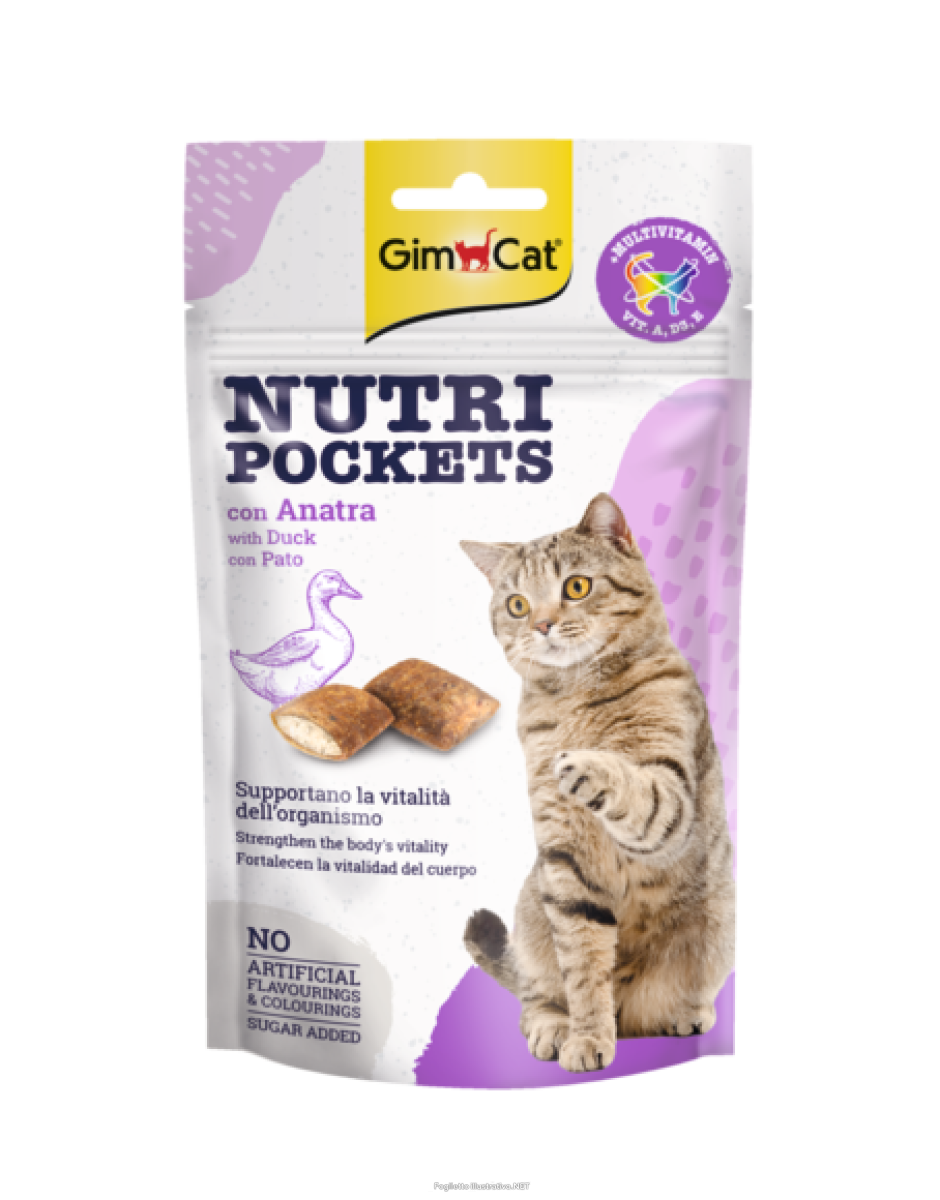 Acquista Online gimborn gimcat gatto nutri pockets anatra 60gr (bustina) e Cerca il miglior prezzo