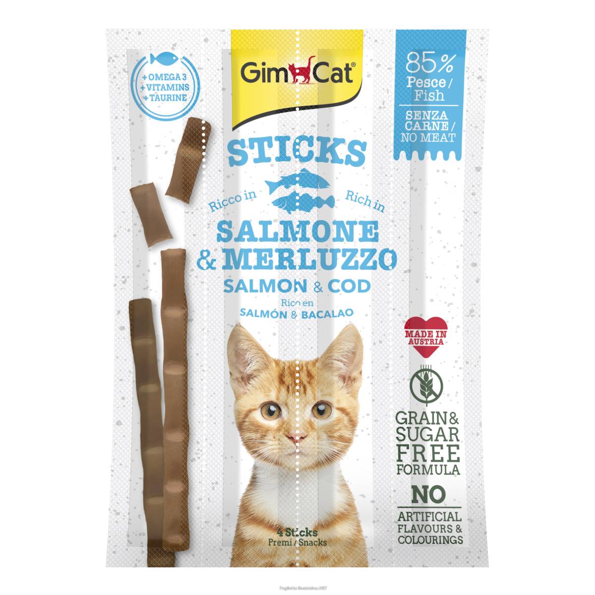 Acquista Online gimcat sticks salmone&merluz e Cerca il miglior prezzo