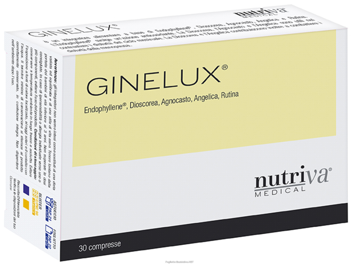 Acquista Online ginelux integratore per contrastare i disturbi di ciclo mestruale e menopausa 30 compresse e Cerca il miglior prezzo