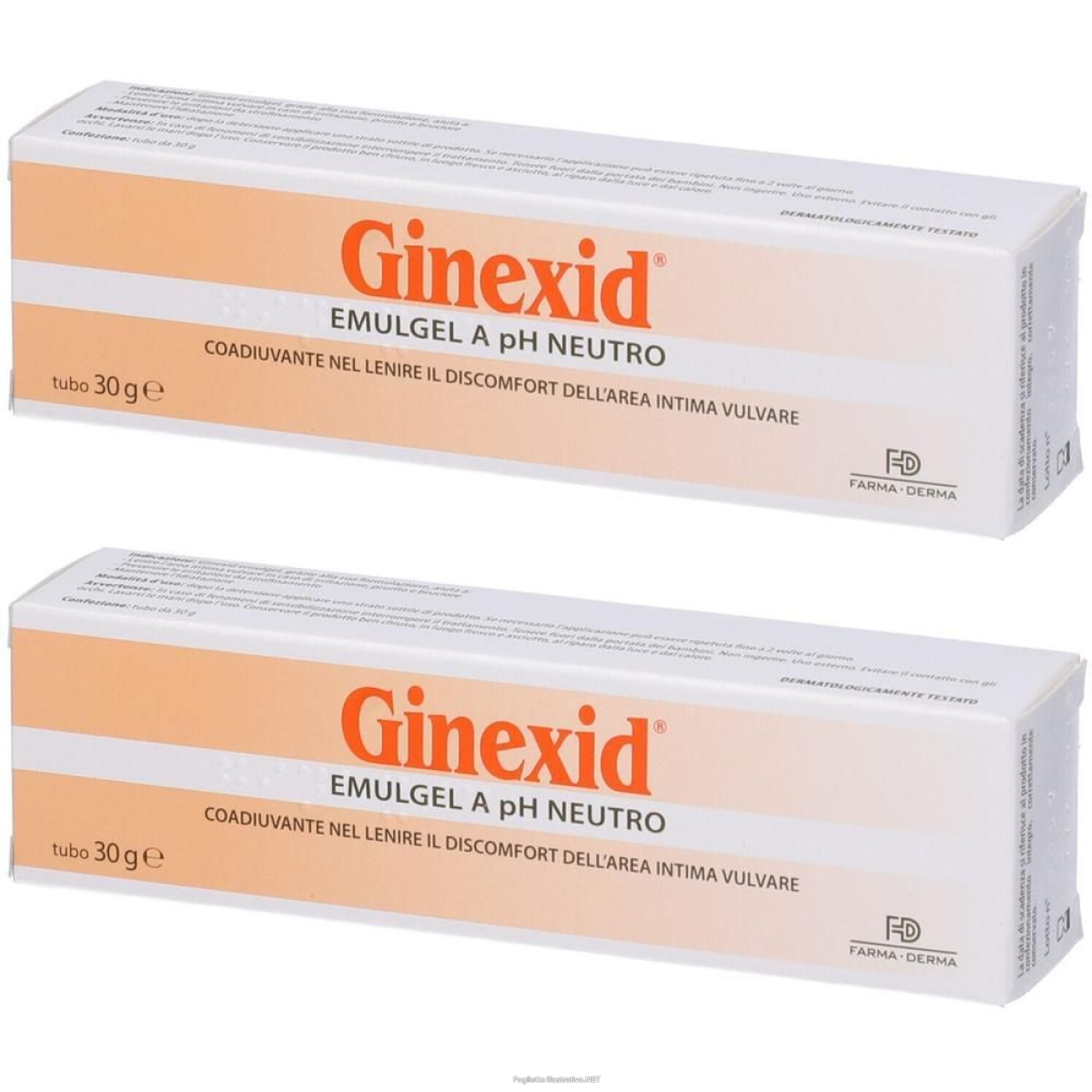 Acquista Online ginexid emulgel 2x30 g gel e Cerca il miglior prezzo
