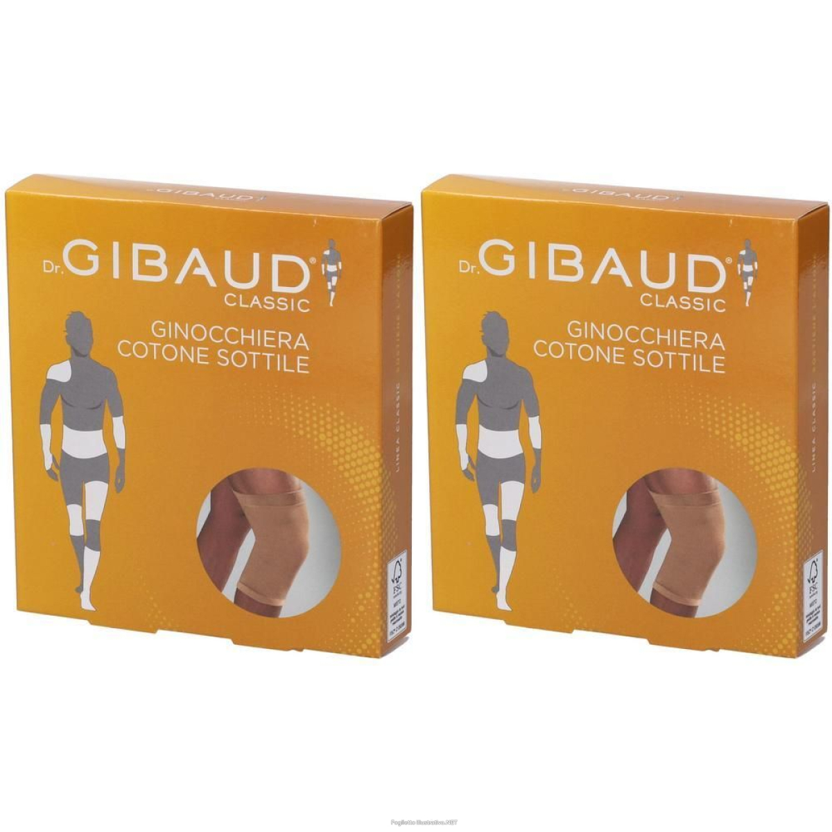 Acquista Online Ginocchiera in Cotone Sottile Gibaud Beige Misura 2 1 St e Cerca il miglior prezzo