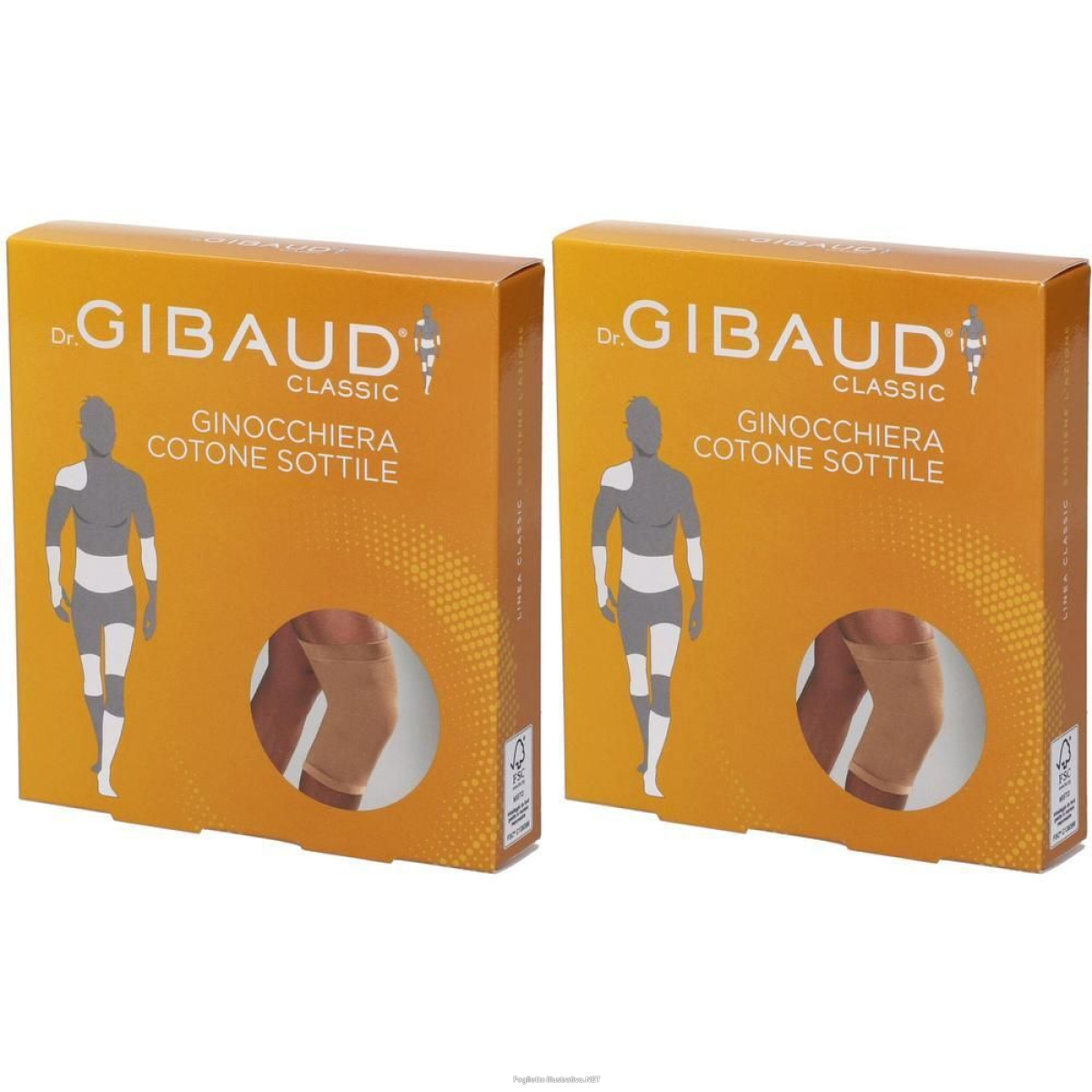 Acquista Online Ginocchiera in Cotone Sottile Gibaud Beige Misura 3 2x1 St e Cerca il miglior prezzo