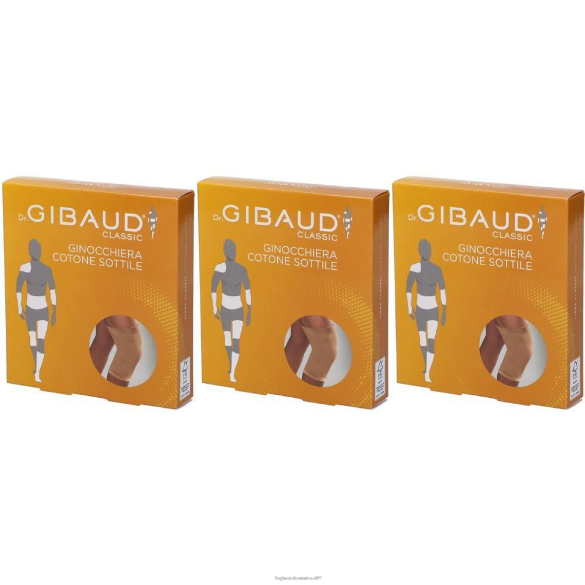 Acquista Online Ginocchiera in Cotone Sottile Gibaud Beige Misura 3 3x1 St e Cerca il miglior prezzo