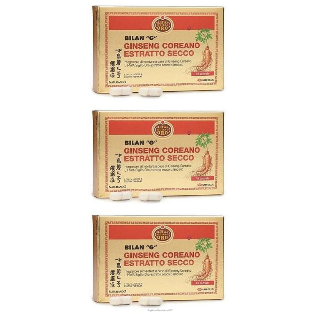 Acquista Online ginseng bilan-g 40 capsule 3x40 pz e Cerca il miglior prezzo