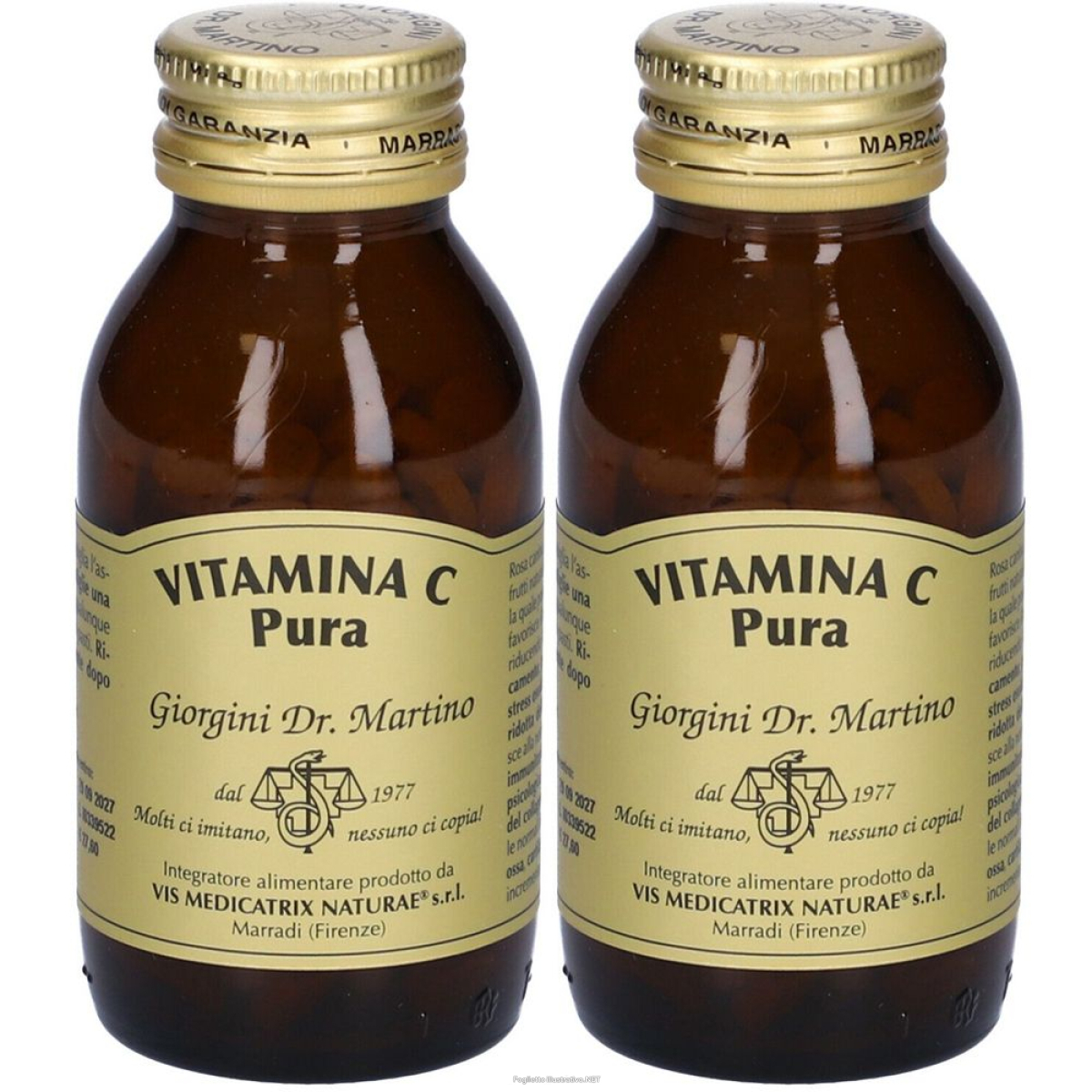 Acquista Online giorgini dr. martino vitamina c pura set da 2 2x180 pz pastiglie e Cerca il miglior prezzo
