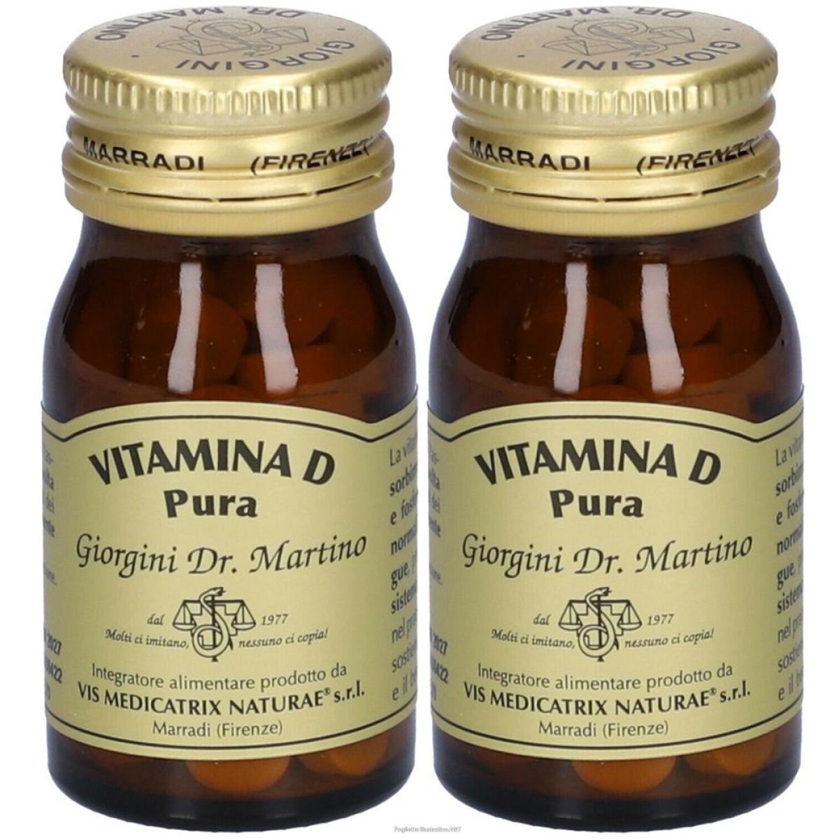 Acquista Online giorgini dr. martino vitamina d pura set da 2 2x60 pz pastiglie e Cerca il miglior prezzo