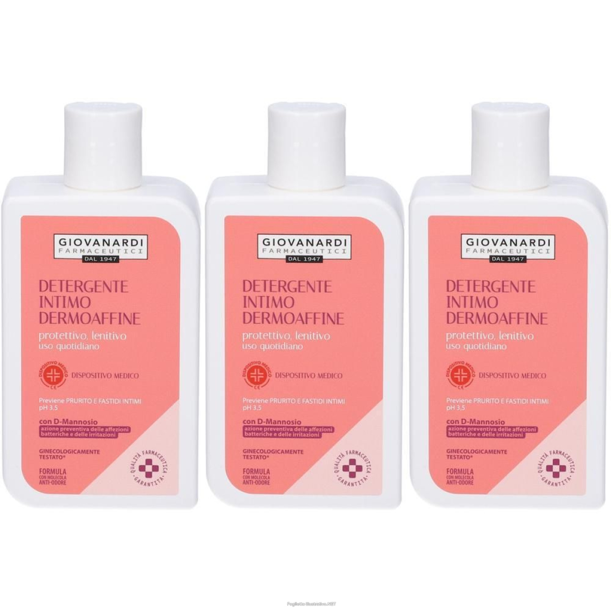 Acquista Online giovanardi farmaceutici detergente intimo dermoaffine 3x250 ml e Cerca il miglior prezzo