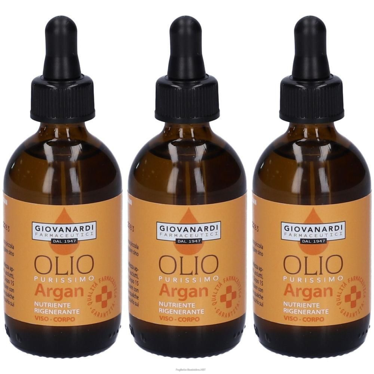 Acquista Online giovanardi farmaceutici olio di argan biologico 3x50 ml e Cerca il miglior prezzo