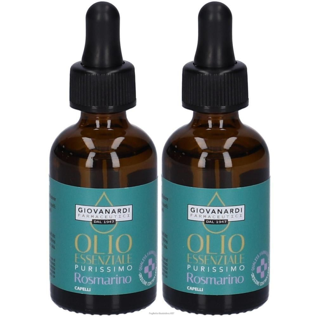 Acquista Online giovanardi farmaceutici olio essenziale purissimo rosmarino 2x30 ml e Cerca il miglior prezzo