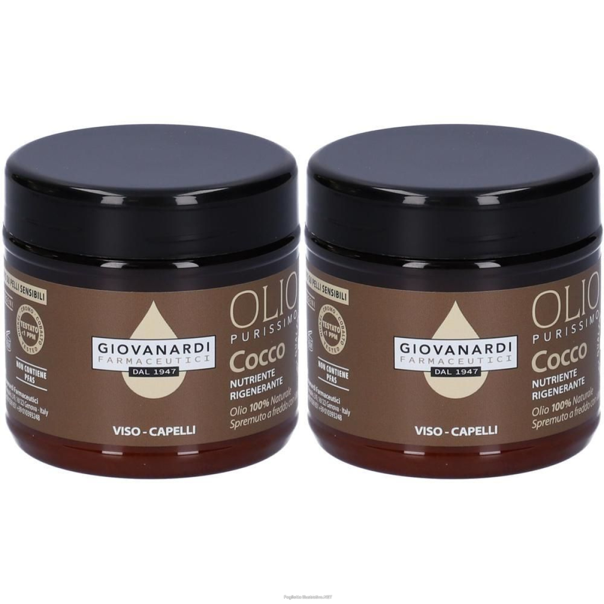 Acquista Online giovanardi farmaceutici olio purissimo di cocco 2x200 ml e Cerca il miglior prezzo