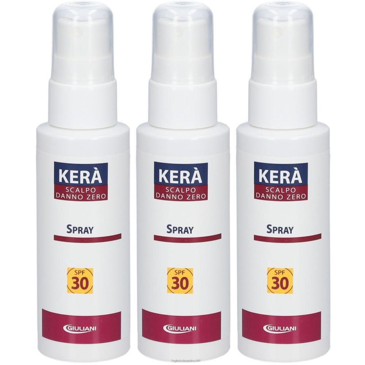 Acquista Online giuliani kerà scalpo danno zero 3x100 ml crema solare e Cerca il miglior prezzo