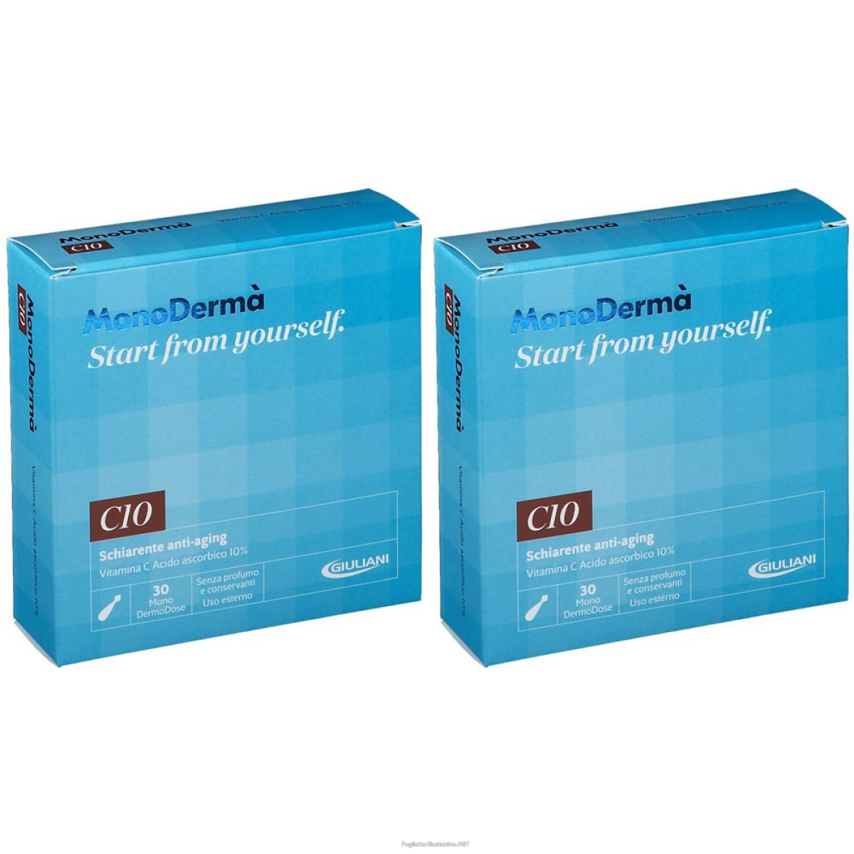 Acquista Online giuliani monodermà® c10 schiarente anti aging set da 2 2x30 pz capsule e Cerca il miglior prezzo