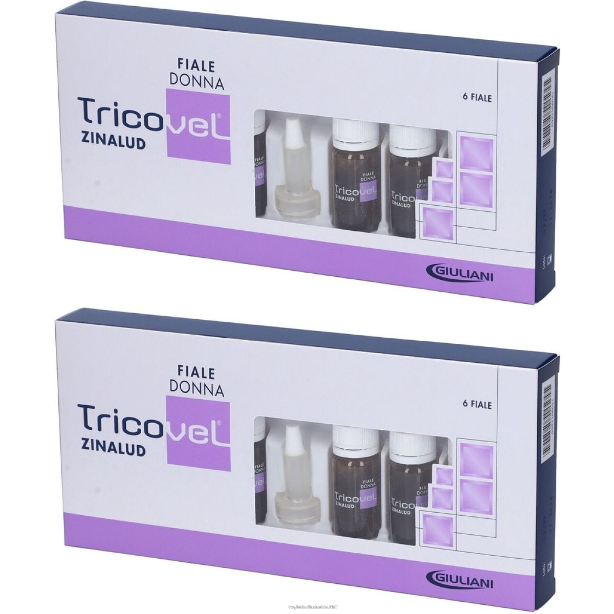 Acquista Online giuliani tricovel zinalud donna fiale set da 2 2x40 ml e Cerca il miglior prezzo