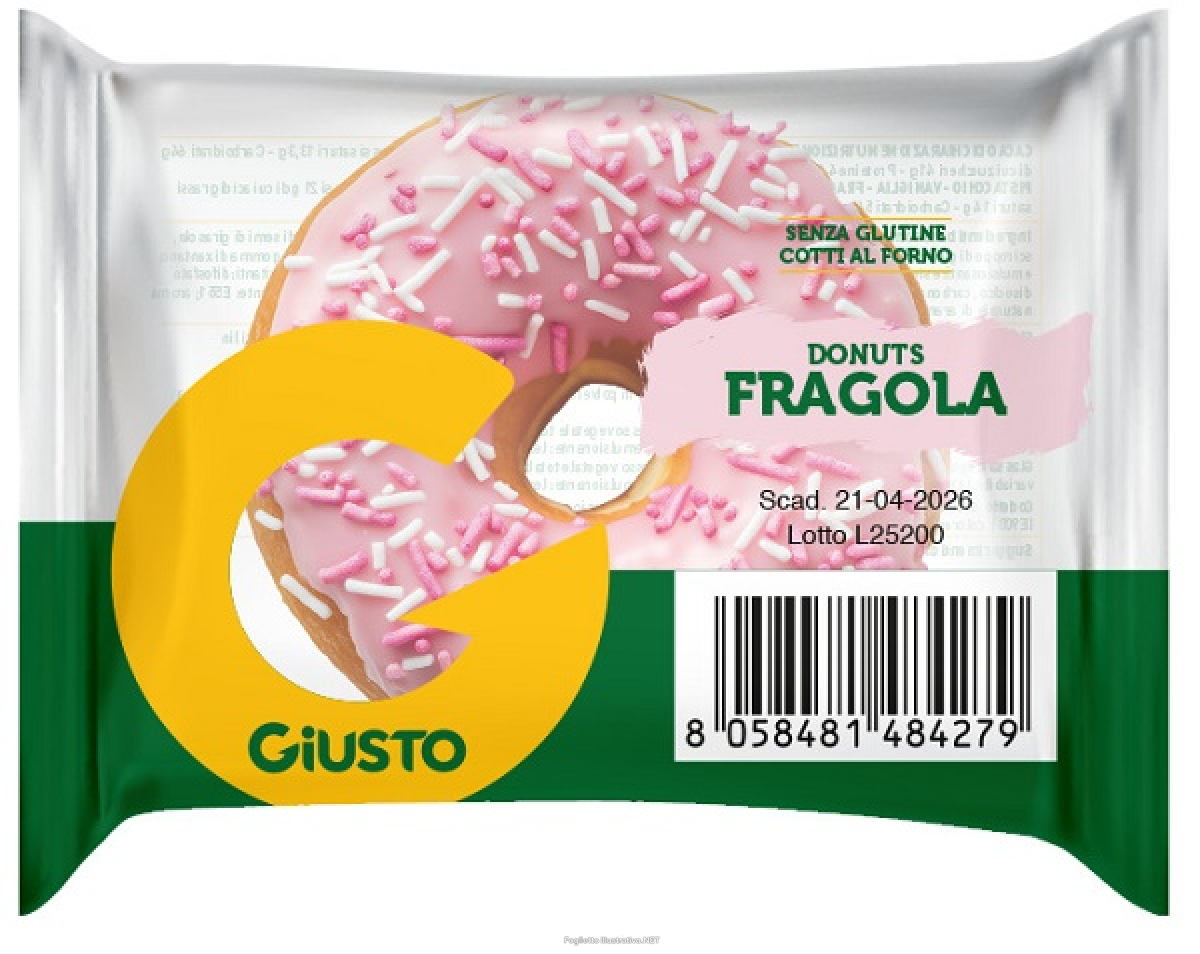 Acquista Online giusto - donuts fragola senza glutine confezione 35 gr e Cerca il miglior prezzo