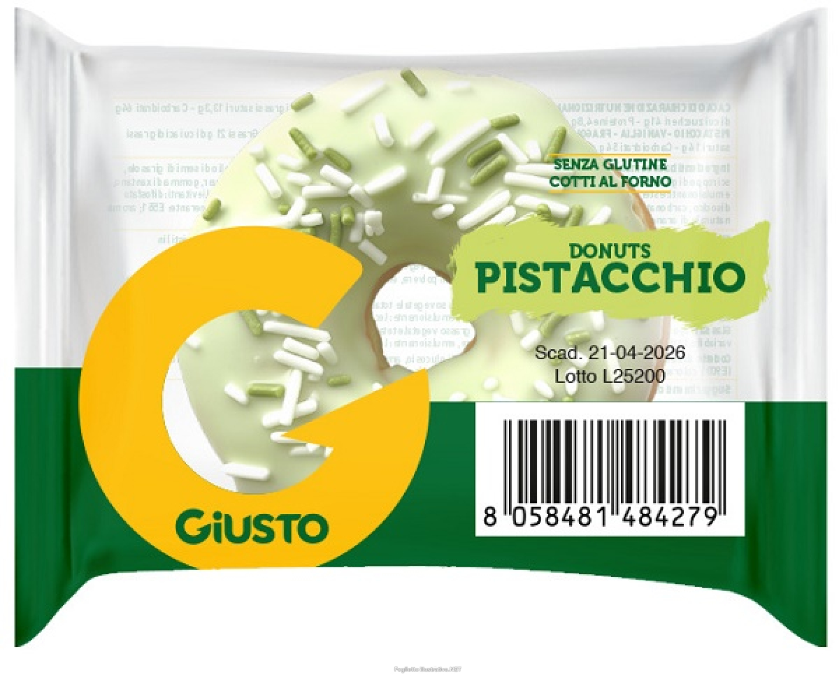 Acquista Online giusto - donuts pistacchio senza glutine confezione 35 gr e Cerca il miglior prezzo