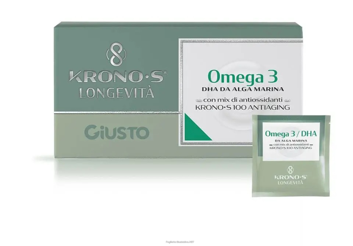 Acquista Online giusto kronos longevità omega 3 da alga marina con un mix di antiossidanti 10 bustine e Cerca il miglior prezzo