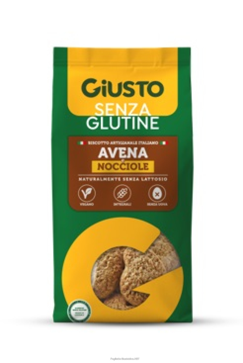 Acquista Online giusto senza glutine biscotti avena & nocciole 200 g vegan, senza uova e naturalmente senza lattosio e Cerca il miglior prezzo