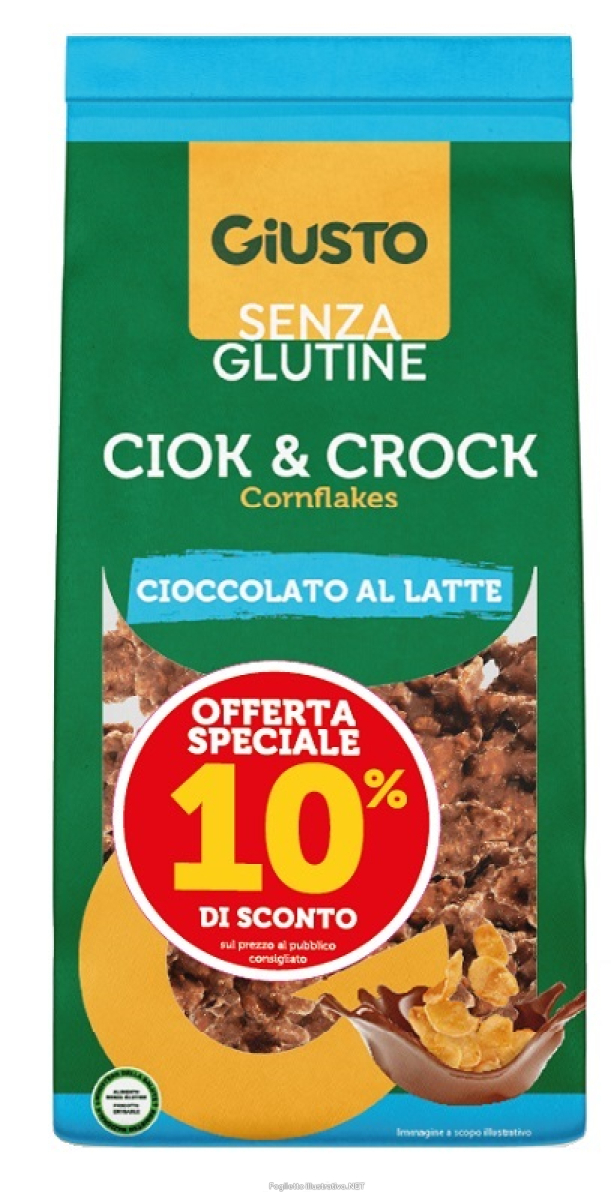Acquista Online giusto senza glutine ciok & crock cornflakes cioccolato al latte 125 g promo -10% e Cerca il miglior prezzo
