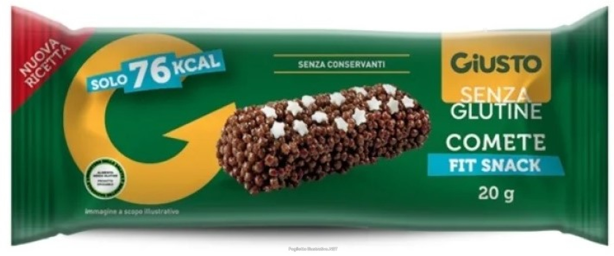 Acquista Online giusto senza glutine comete fit snack 20 grammi e Cerca il miglior prezzo