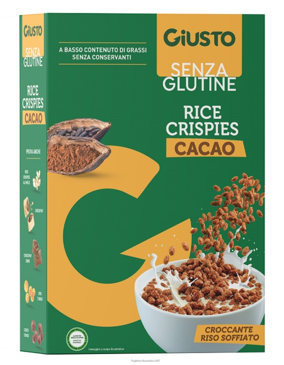 Acquista Online giusto senza glutine rice crispies al cacao 200 grammi e Cerca il miglior prezzo