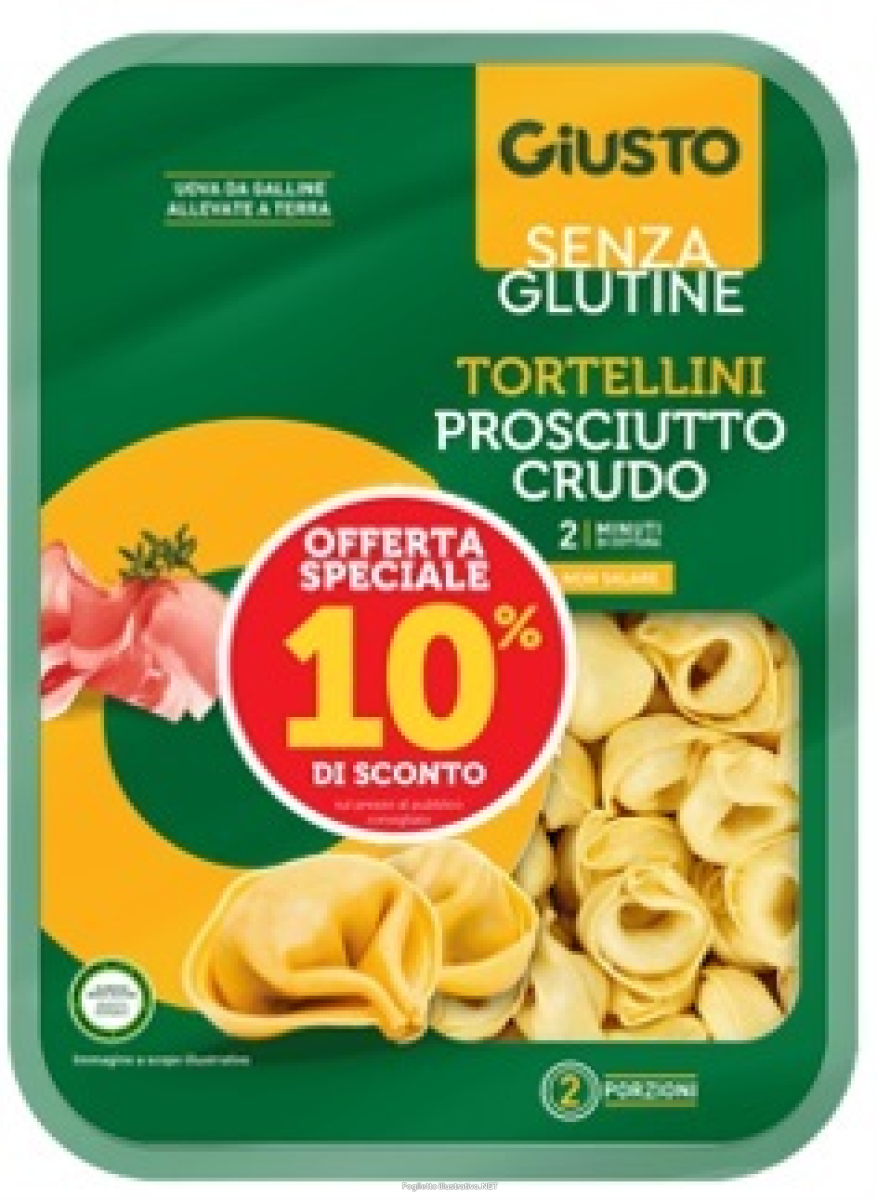 Acquista Online giusto senza glutine tortellini prociutto crudo 250 g taglio prezzo -10% e Cerca il miglior prezzo