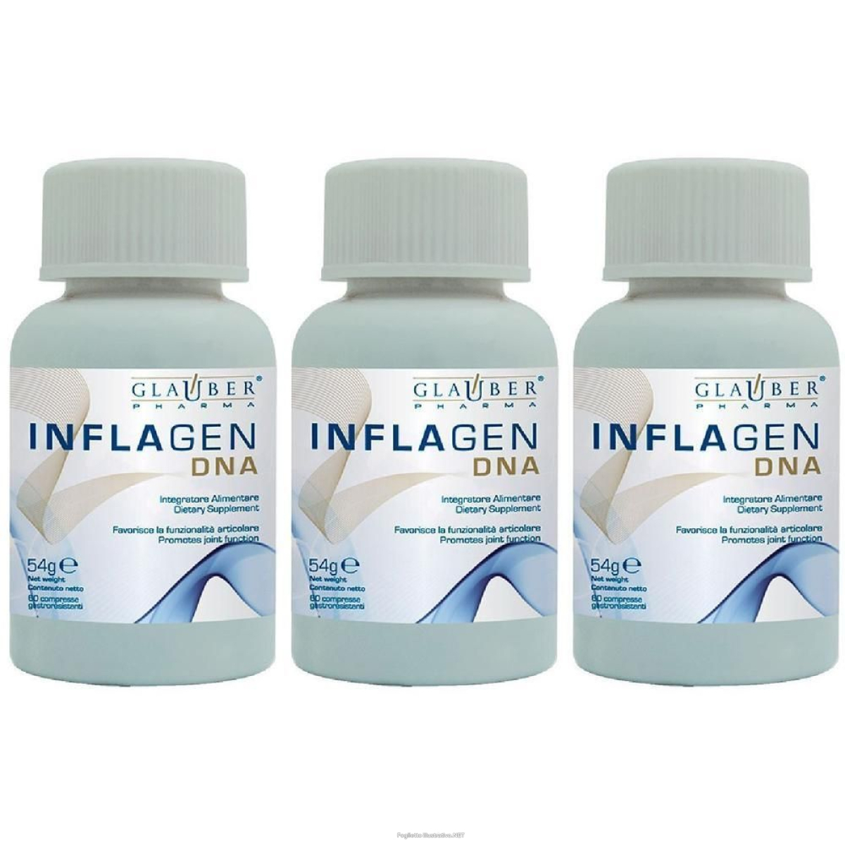 Acquista Online glauber pharma inflagen dna 3x60 pz compresse e Cerca il miglior prezzo