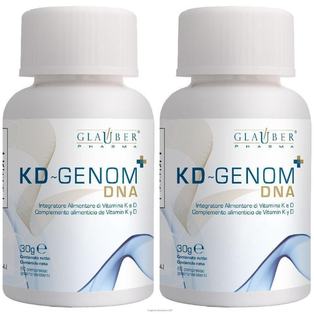 Acquista Online glauber pharma kd-genom+ dna 60 compresse 2x60 pz e Cerca il miglior prezzo