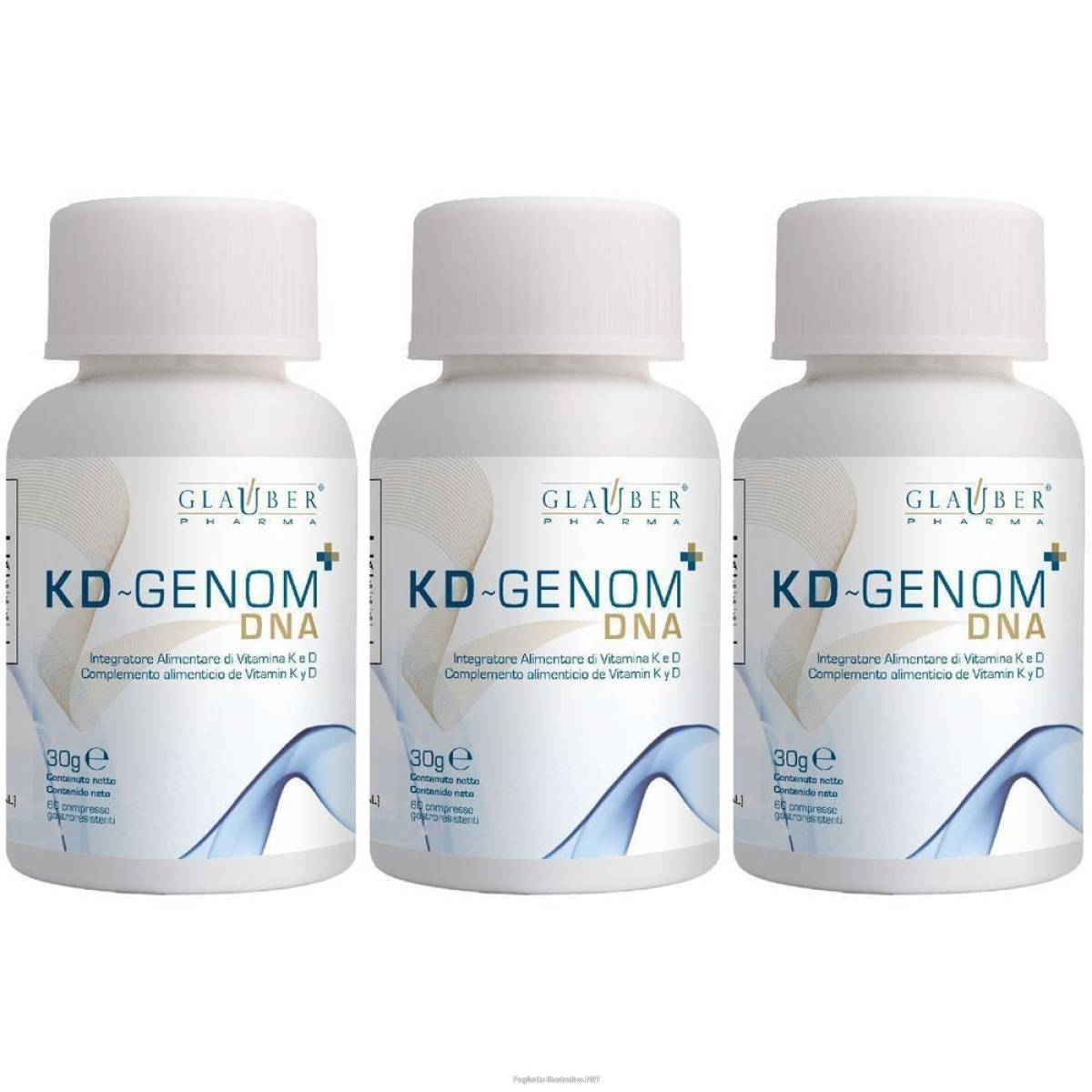 Acquista Online glauber pharma kd-genom+ dna 60 compresse 3x60 pz e Cerca il miglior prezzo