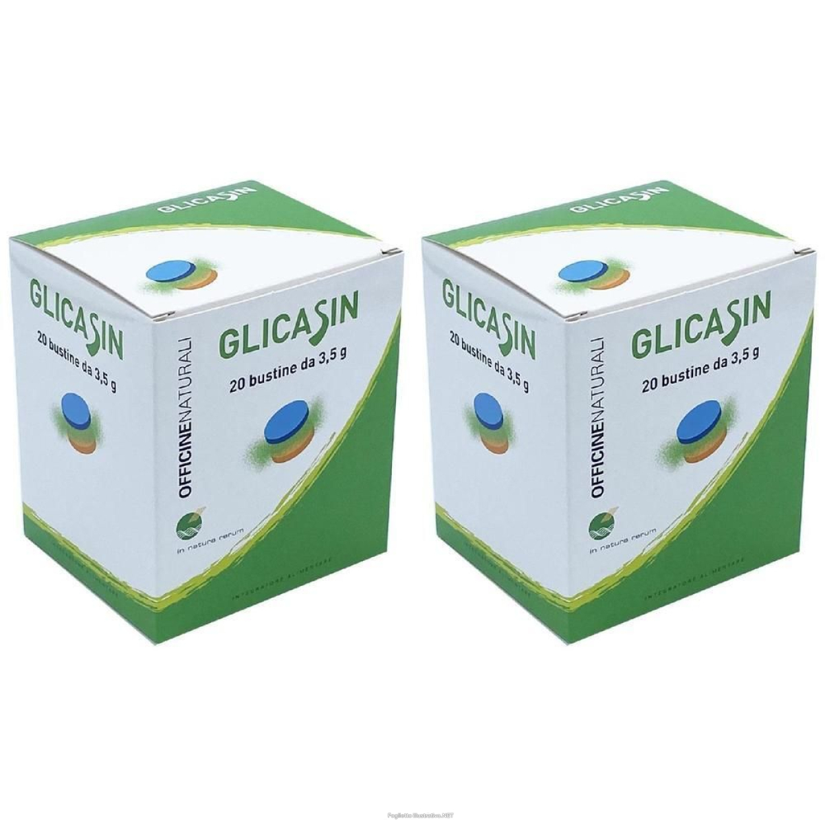 Acquista Online glicasin 20 bustine da 3,5 g 2x20x3,5 g bustina e Cerca il miglior prezzo