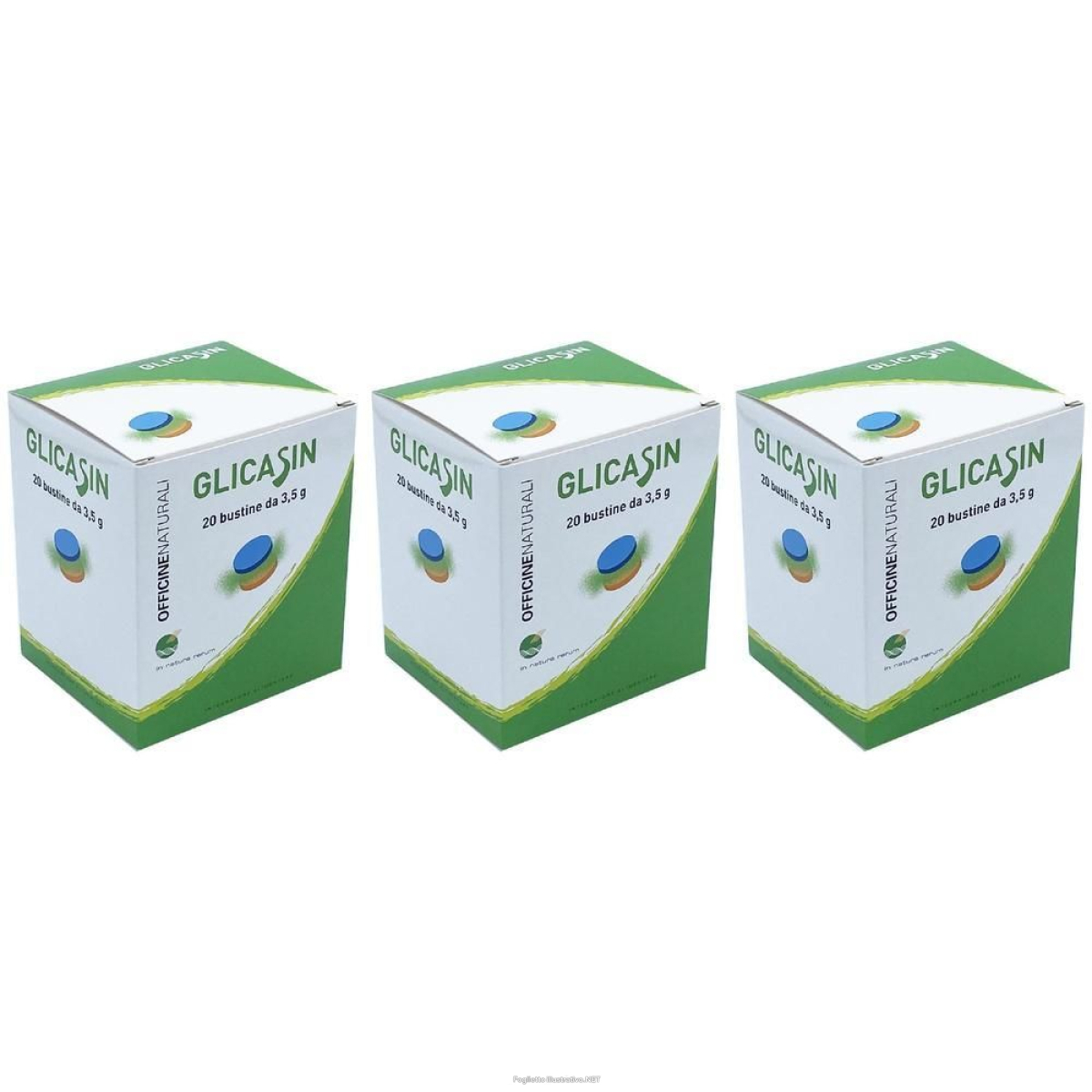 Acquista Online glicasin 20 bustine da 3,5 g 3x20x3,5 g bustina e Cerca il miglior prezzo