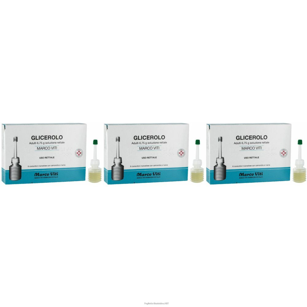 Acquista Online glicerolo marco viti adulti 6,75 g soluzione rettale set da 3 3x6 ml s e Cerca il miglior prezzo