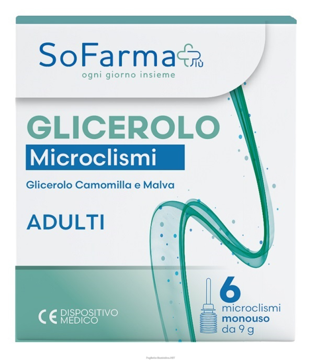 Acquista Online glicerolo microclismi adulti 9 g 6 pezzi sofarmapiu' e Cerca il miglior prezzo
