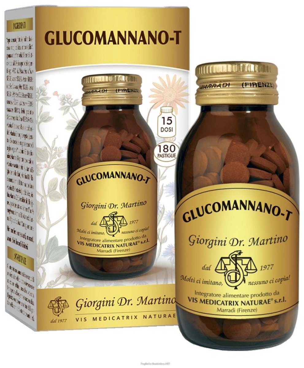 Acquista Online glucomannano-t 180past e Cerca il miglior prezzo