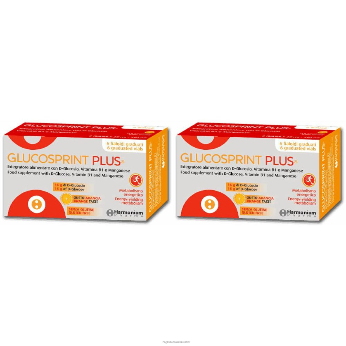 Acquista Online glucosprint plus® gusto arancia set da 2 2x6 pz flaconcini bevibili e Cerca il miglior prezzo