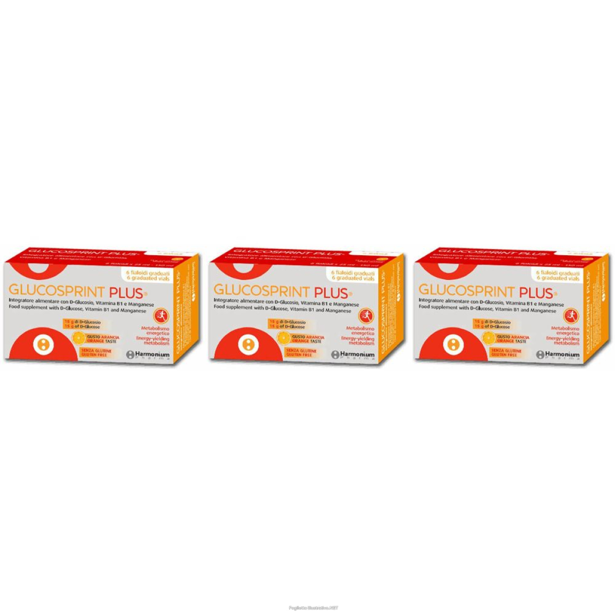 Acquista Online glucosprint plus® gusto arancia set da 3 3x6 pz flaconcini bevibili e Cerca il miglior prezzo