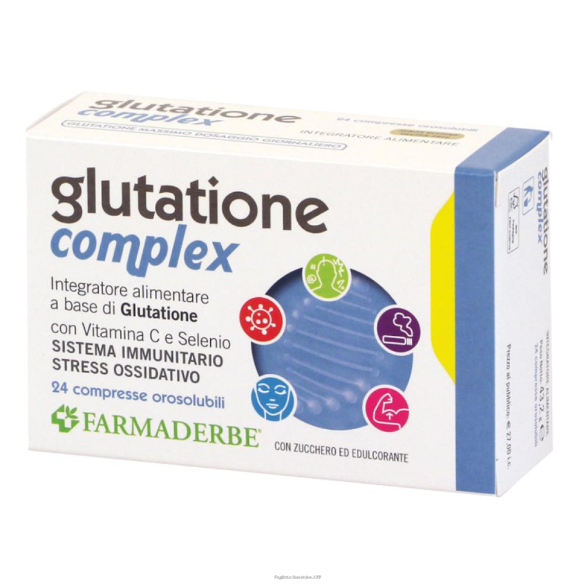 Acquista Online glutatione complex 24 compresse e Cerca il miglior prezzo