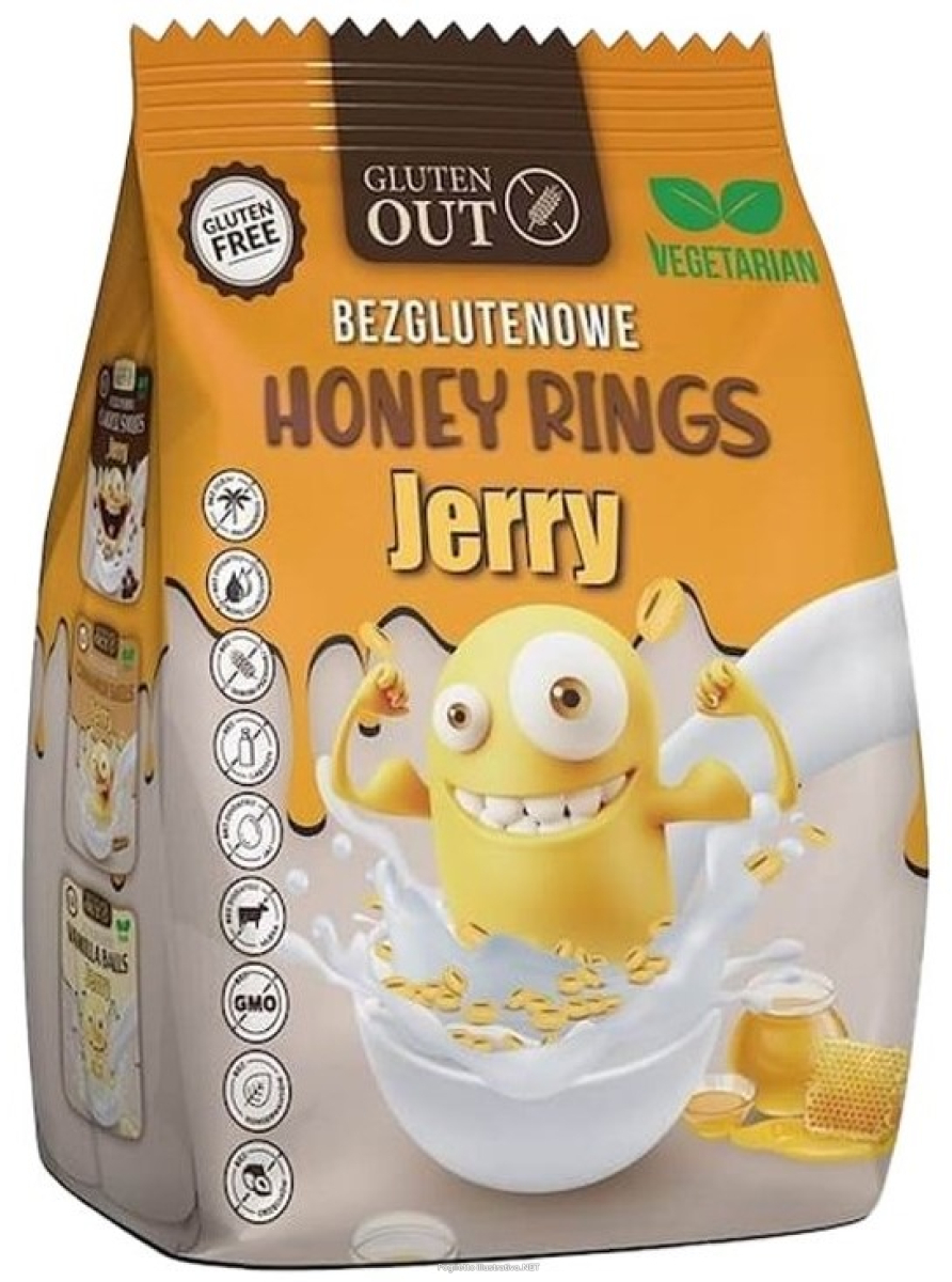 Acquista Online gluten out honey rings jerry anelli al miele senza glutine 375 grammi e Cerca il miglior prezzo