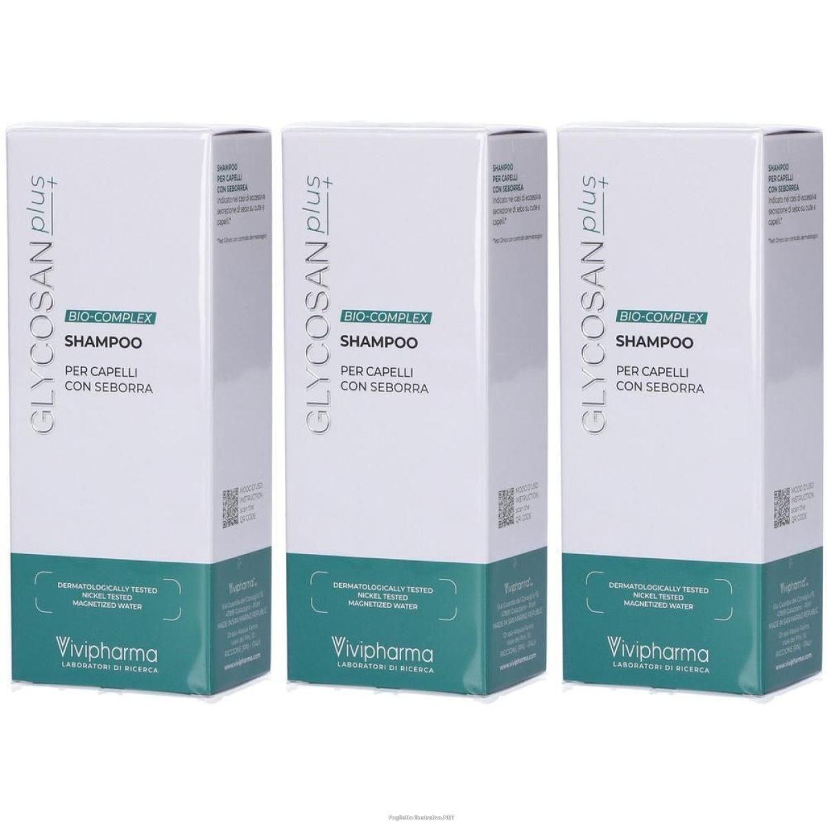Acquista Online glycosan plus bio-complex shampoo seborrea 3x200 ml e Cerca il miglior prezzo
