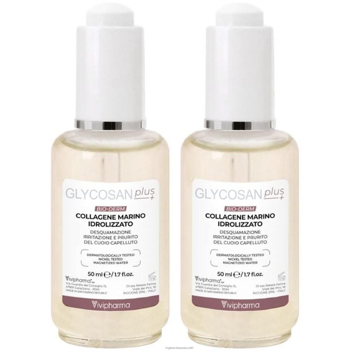 Acquista Online glycosan plus bio-derm collagene marino idrolizzato 2x50 ml e Cerca il miglior prezzo