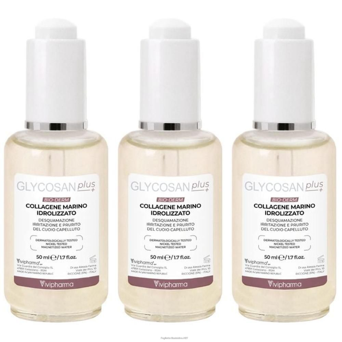 Acquista Online glycosan plus bio-derm collagene marino idrolizzato 3x50 ml e Cerca il miglior prezzo