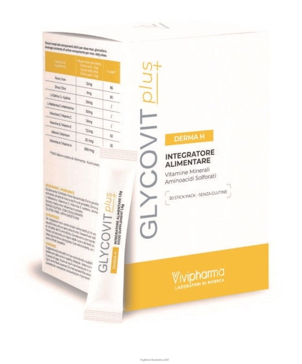 Acquista Online glycovit plus derma h 30 stick pack 1,5 g e Cerca il miglior prezzo