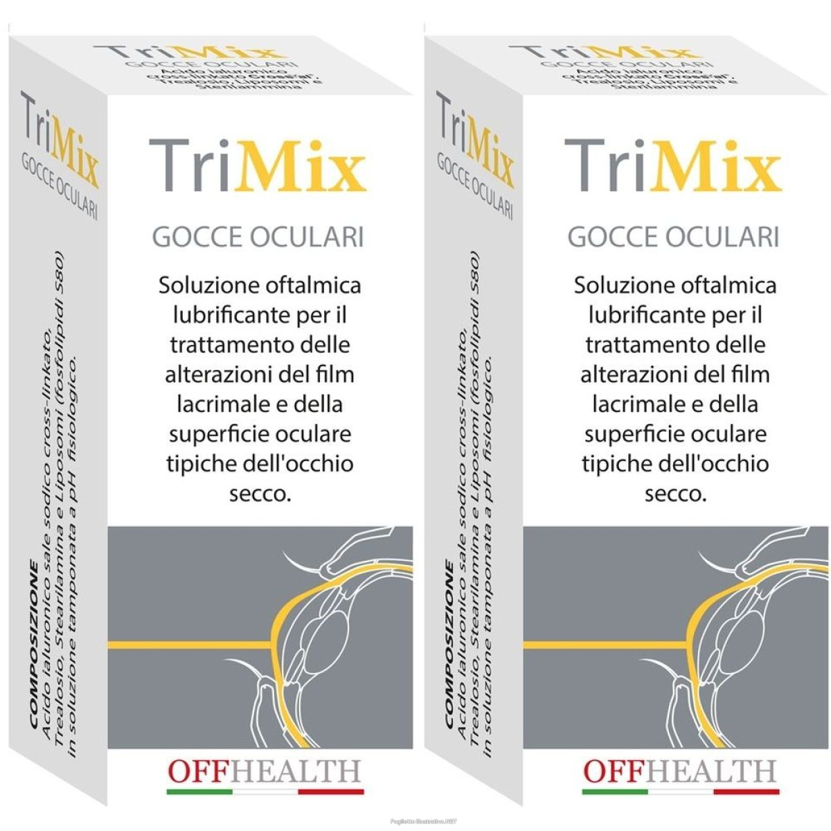 Acquista Online gocce oculari trimix 8 ml set da 2 2x8 ml oftalmiche e Cerca il miglior prezzo