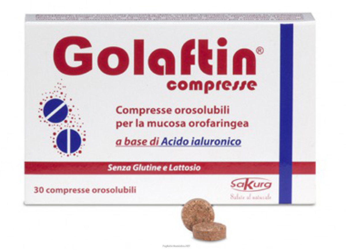 Acquista Online golaftin - integratore gola irritata confezione 30 compresse e Cerca il miglior prezzo