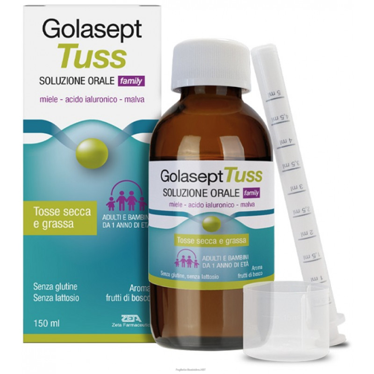 Acquista Online golasept tuss family soluzione orale sciroppo per tosse secca e grassa 150 ml e Cerca il miglior prezzo